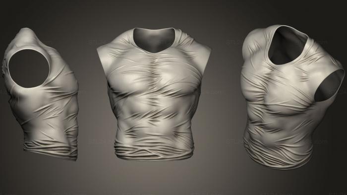 Анатомия скелеты и черепа (Объем футболки 01, ANTM_1109) 3D модель для ЧПУ станка